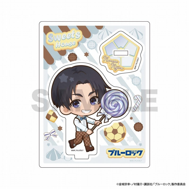 (Goods - Stand Pop) Blue Lock Sweets House Chibi Acrylic Stand/Nijiro Nanase