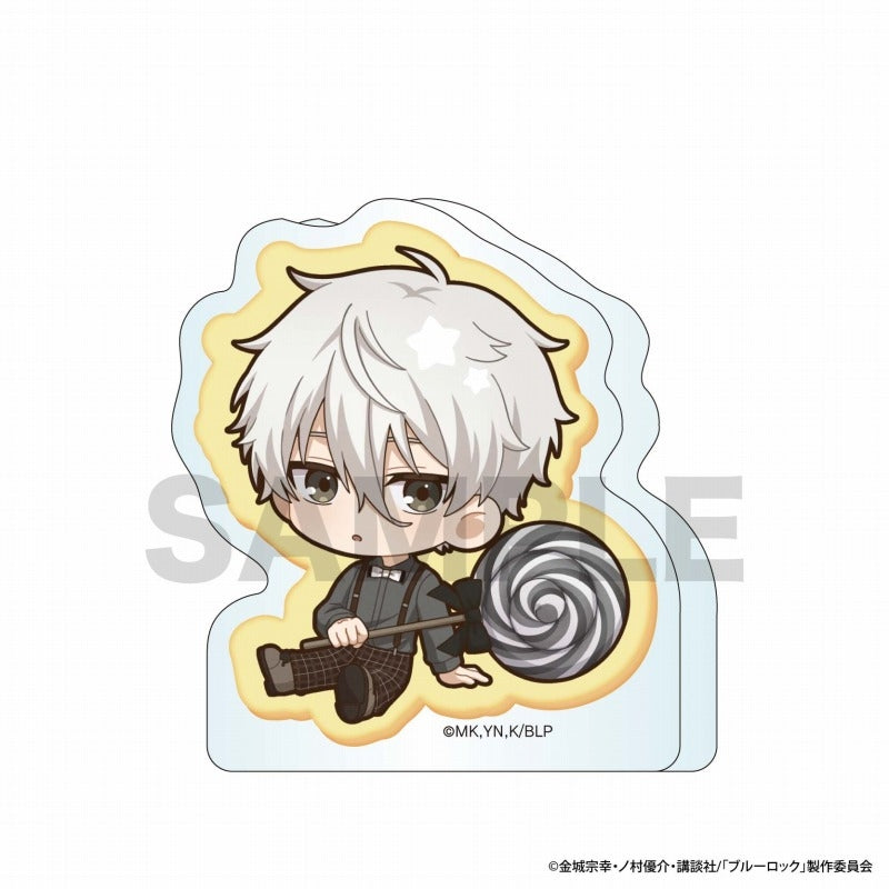 (Goods - Ornament) Blue Lock Sweets House Chibi Die-cut Acrylic Block/Seishiro Nagi