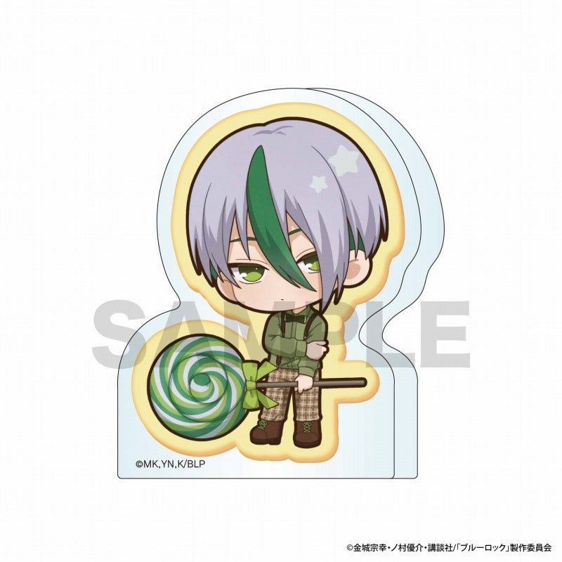 (Goods - Ornament) Blue Lock Sweets House Chibi Die-cut Acrylic Block/Eita Otoya