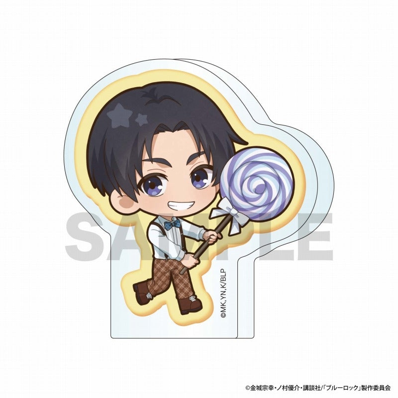 (Goods - Ornament) Blue Lock Sweets House Chibi Die-cut Acrylic Block/Nijiro Nanase