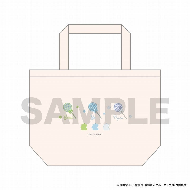 (Goods - Bag) Blue Lock Sweets House Lunch Size Tote/Yoichi Isagi & Yo Hiori & Nijiro Nanase