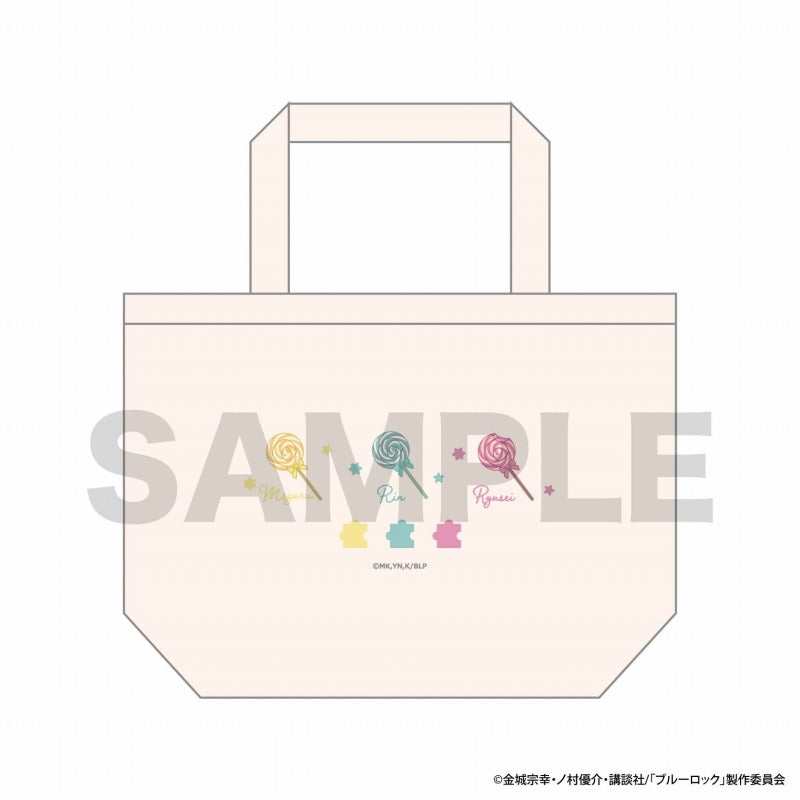 (Goods - Bag) Blue Lock Sweets House Lunch Size Tote/Meguru Bachira & Rin Itoshi & Ryusei Shido