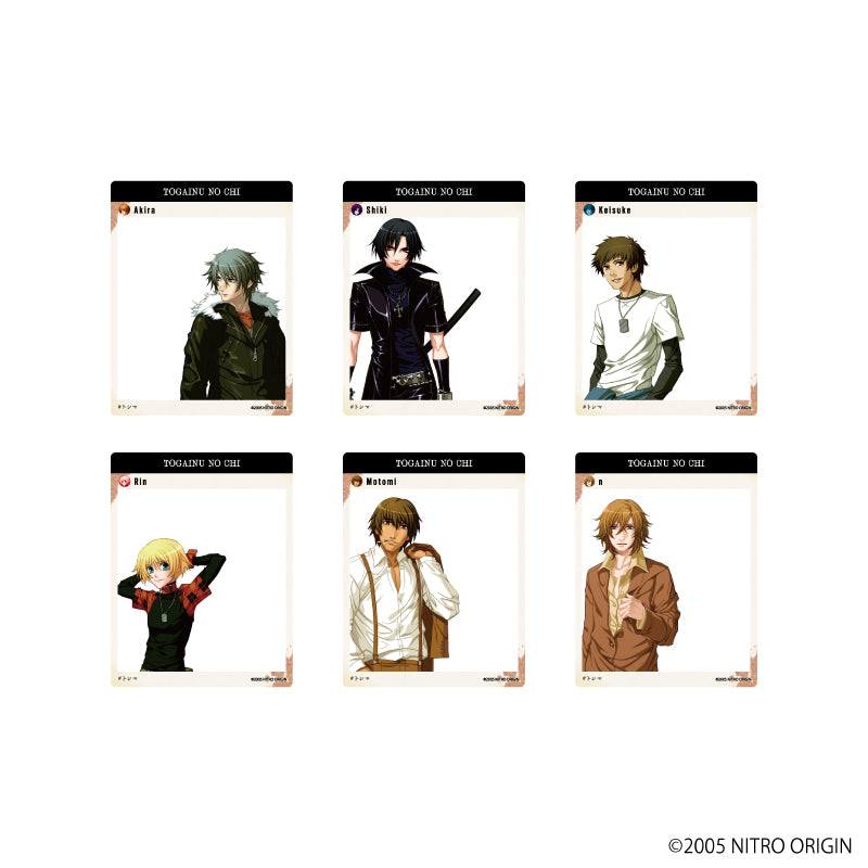 (1BOX=6)(Goods - Card) Blood of the Reprimanded Dog (Togainu no Chi) Acrylic Card 01 (Official Art)