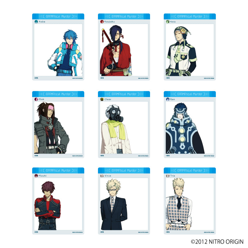 (1BOX=9)(Goods - Card) DRAMAtical Murder Acrylic Card - 01 (Official Art)