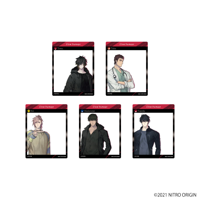 (1BOX=5)(Goods - Card) Slow Damage Acrylic Card - 01 (Official Art)