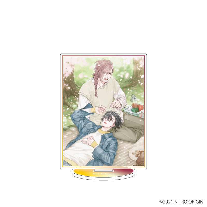 (Goods - Stand Pop) Slow Damage Acrylic Stand 02 - Rei & Towa (Official Art)