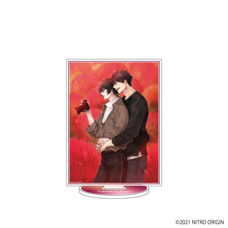 (Goods - Stand Pop) Slow Damage Acrylic Stand 04 - Fujieda & Towa (Official Art)