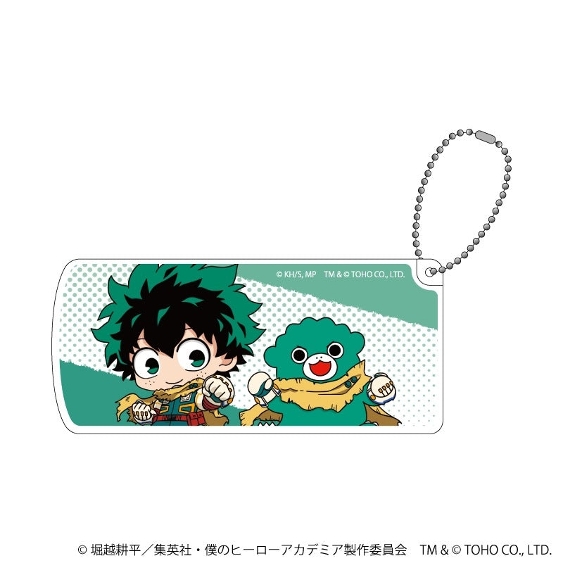 (Goods - Container) My Hero Academia x Chibi Godzilla Small Container with Sliding Lid 01/Midoriya & Chibi Godzilla (Chibi Art)