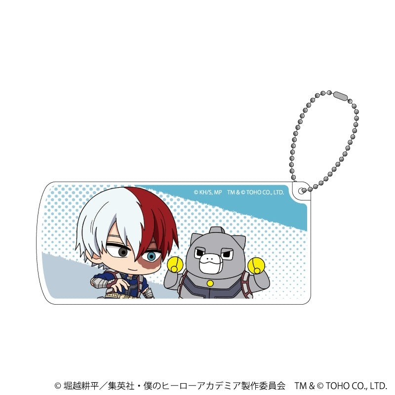 (Goods - Container) My Hero Academia x Chibi Godzilla Small Container with Sliding Lid 05/Todoroki & Chibi Mecha Godzilla (Chibi Art)