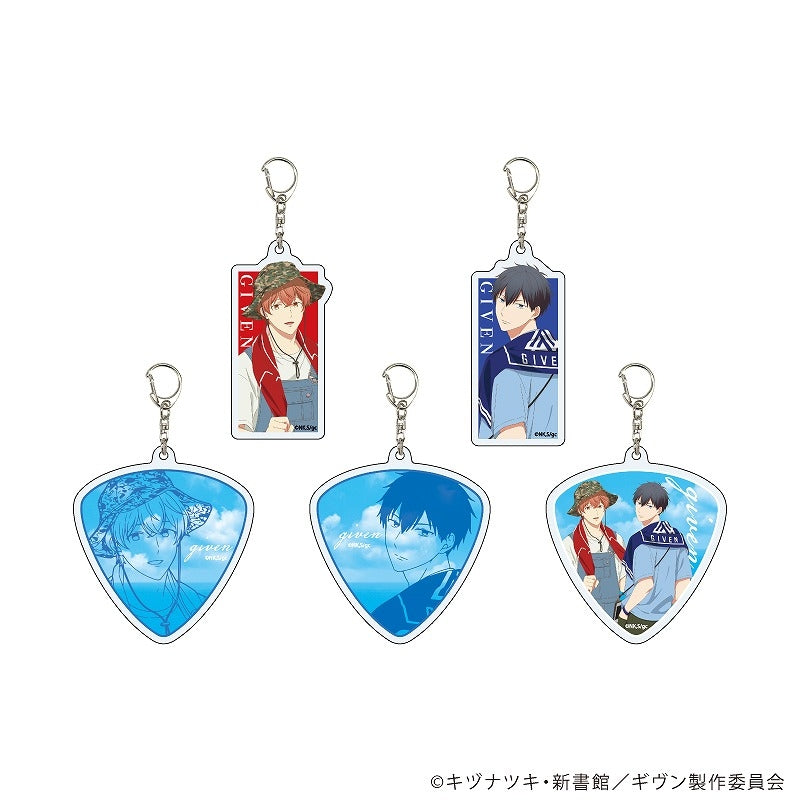 [※Blind](1BOX=5)(Goods - Key Chain) Given the Movie: To the Sea Acrylic Key Chain 02/Face ver. (5 Types Total) (feat. Exclusive Art)