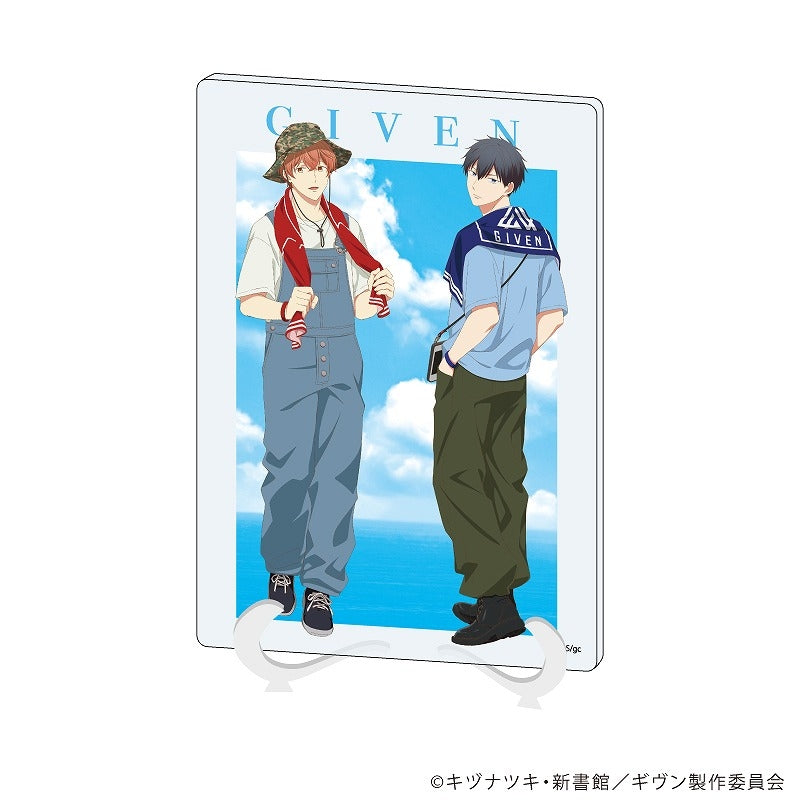 (Goods - Board) Given the Movie: To the Sea Acrylic Art Board (A5Size) 02/Ritsuka Uenoyama & Mafuyu Sato_Face ver. (feat. Exclusive Art)