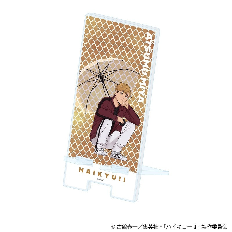 (Goods - Stand Pop) Haikyu!! Smartphone Chara Stand 11/Atsumu Miya Rain ver.