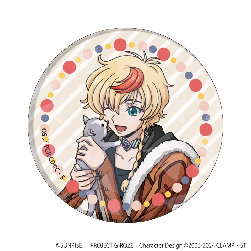 [※Blind](1BOX=5)(Goods - Badge) Code Geass: Roze of the Recapture Holographic Button Badge (57mm) 01 (5 Types Total) (feat. Exclusive Art)