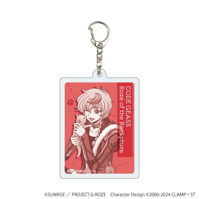 [※Blind](1BOX=5)(Goods - Key Chain) Code Geass: Roze of the Recapture Acrylic Key Chain 01 (5 Types Total) (feat. Exclusive Art)