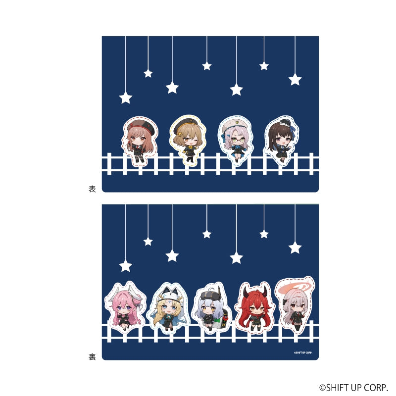 (Goods - Card Case) GODDESS OF VICTORY: NIKKE Premium Postcard Folder 01/Ensemble Design Station Staff ver. (Chibi Art)