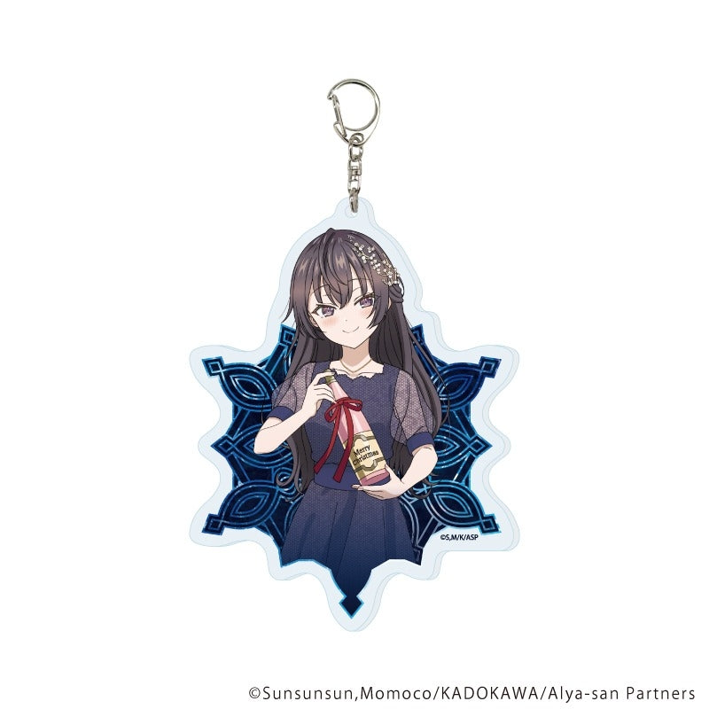 (Goods - Key Chain) Alya Sometimes Hides Her Feelings in Russian Large Acrylic Key Chain 02/Yuki Christmas Party ver. (feat. Exclusive Art)