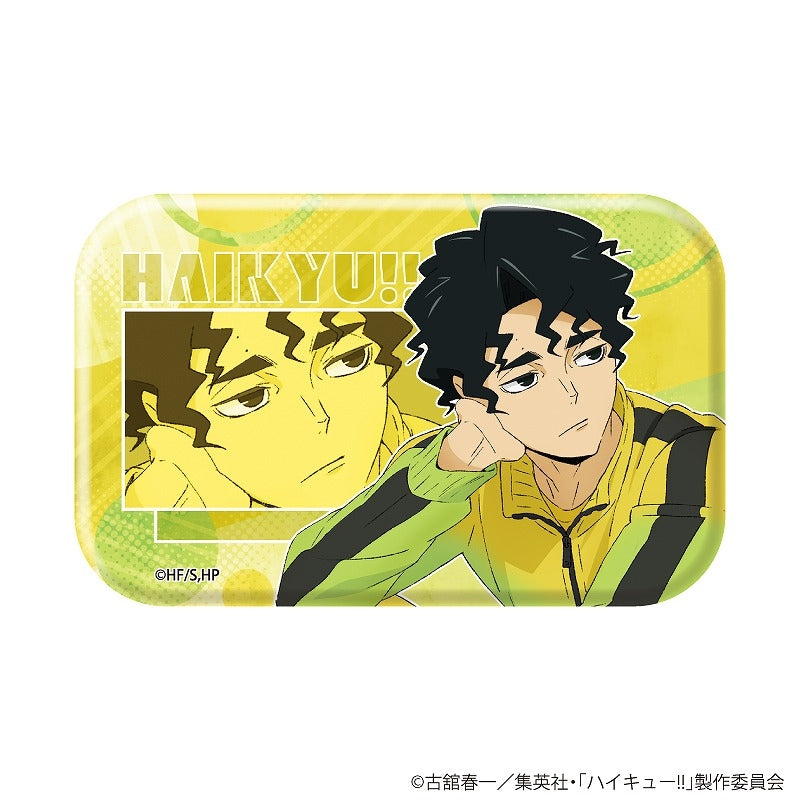 [※Blind](1BOX=10)(Goods - Badge) Haikyu!! Square Button Badge 01 (10 Types) (feat. Exclusive Art Art)