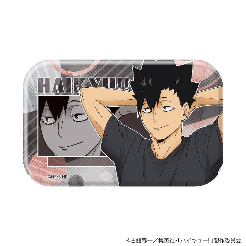 [※Blind](1BOX=10)(Goods - Badge) Haikyu!! Square Button Badge 01 (10 Types) (feat. Exclusive Art Art)