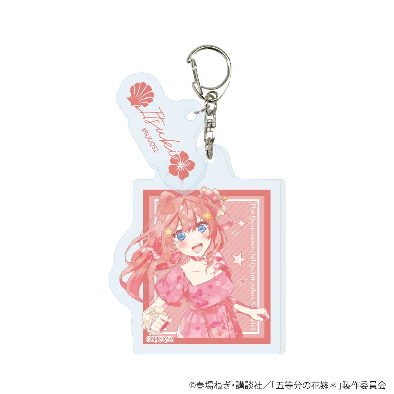 (Goods - Key Chain) The Quintessential Quintuplets 2-Part Acrylic Key Chain 05/Itsuki (SPARKLY PAINT)