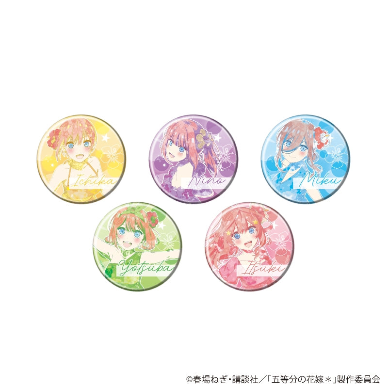 (Goods - Badge) The Quintessential Quintuplets Button Badge Set of 5 01/Ensemble Design (SPARKLY PAINT)