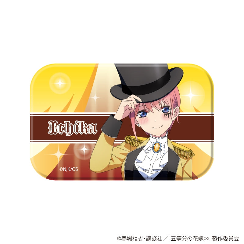 [※Blind](1BOX=6)(Goods - Badge) The Quintessential Quintuplets Square Button Badge 02/Ichika ver. (6 Types Total) (Official Art)