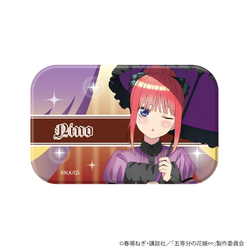 [※Blind](1BOX=6)(Goods - Badge) The Quintessential Quintuplets Square Button Badge 03/Nino ver. (6 Types Total) (Official Art)