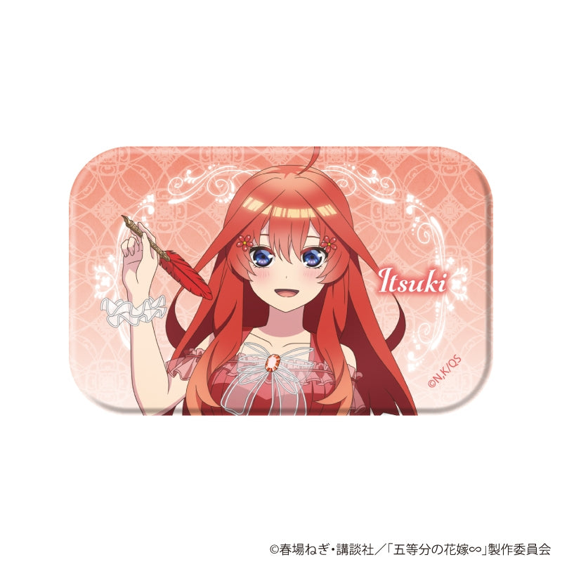 [※Blind](1BOX=6)(Goods - Badge) The Quintessential Quintuplets Square Button Badge 06/Itsuki ver. (6 Types Total) (Official Art)