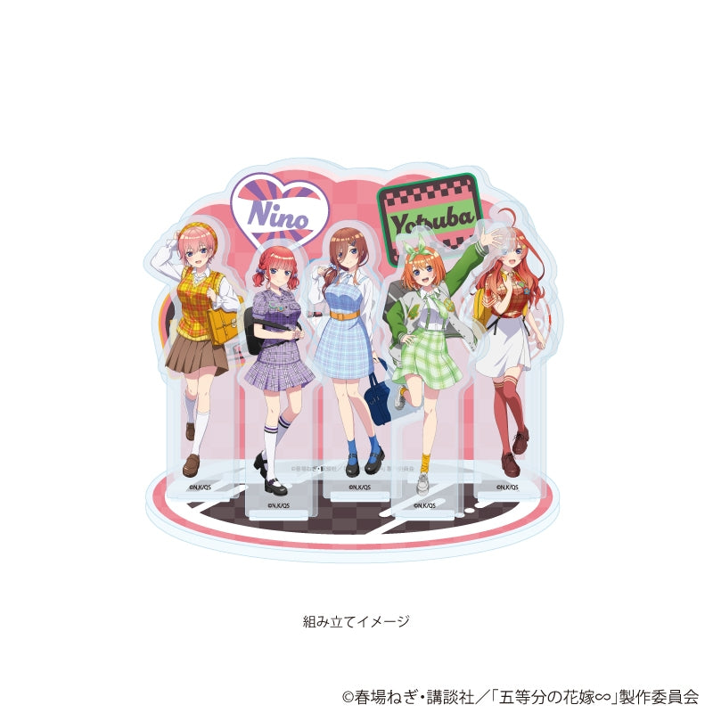 (Goods - Acrylic Stand) The Quintessential Quintuplets Acrylic Diorama 03/Ensemble Design "American Pop" ver. (Official Art)