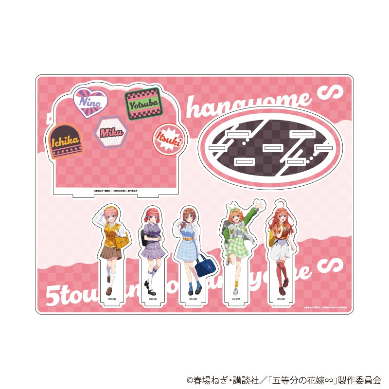 (Goods - Acrylic Stand) The Quintessential Quintuplets Acrylic Diorama 03/Ensemble Design "American Pop" ver. (Official Art)