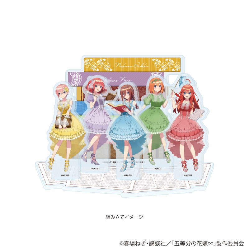 (Goods - Acrylic Stand) The Quintessential Quintuplets Acrylic Diorama 04/Ensemble Design "Protector of the Books" ver. (Official Art)