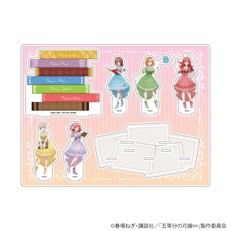 (Goods - Acrylic Stand) The Quintessential Quintuplets Acrylic Diorama 04/Ensemble Design "Protector of the Books" ver. (Official Art)