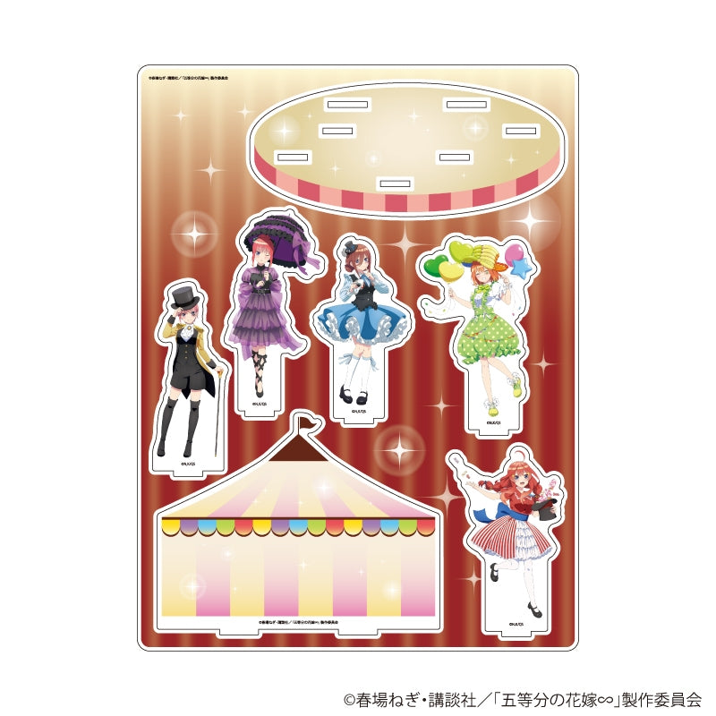 (Goods - Acrylic Stand) The Quintessential Quintuplets Acrylic Diorama 06/Ensemble Design "Circus Troop" ver. (Official Art)