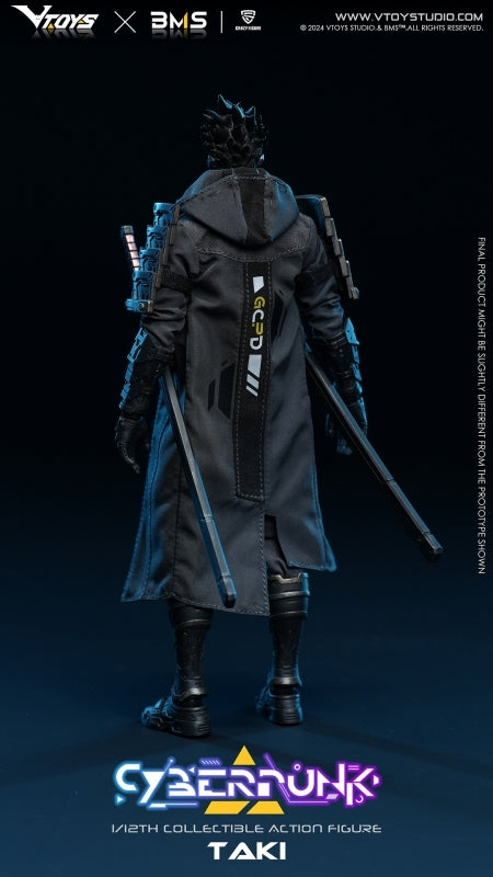 (Action Figure) VTOYS x BMS x CF Cyberpunk Series Samurai: Taki 1/12 Scale Posable Figure