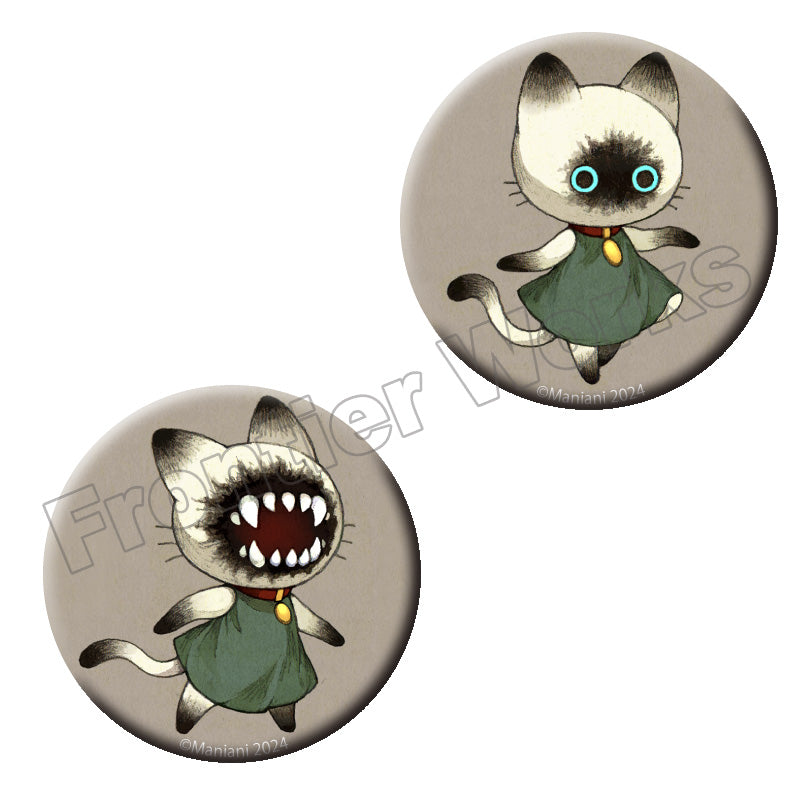 (Goods - Badge) Maniani World 2024 SMR Monster Badge Set of 2 B