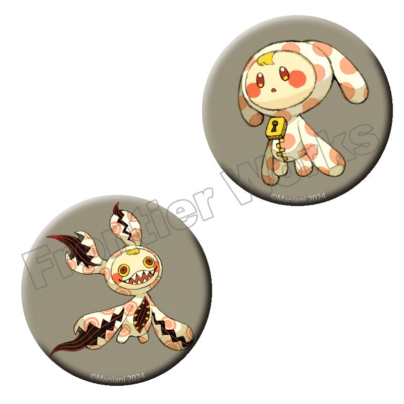 (Goods - Badge) Maniani World 2024 SMR Monster Badge Set of 2 C