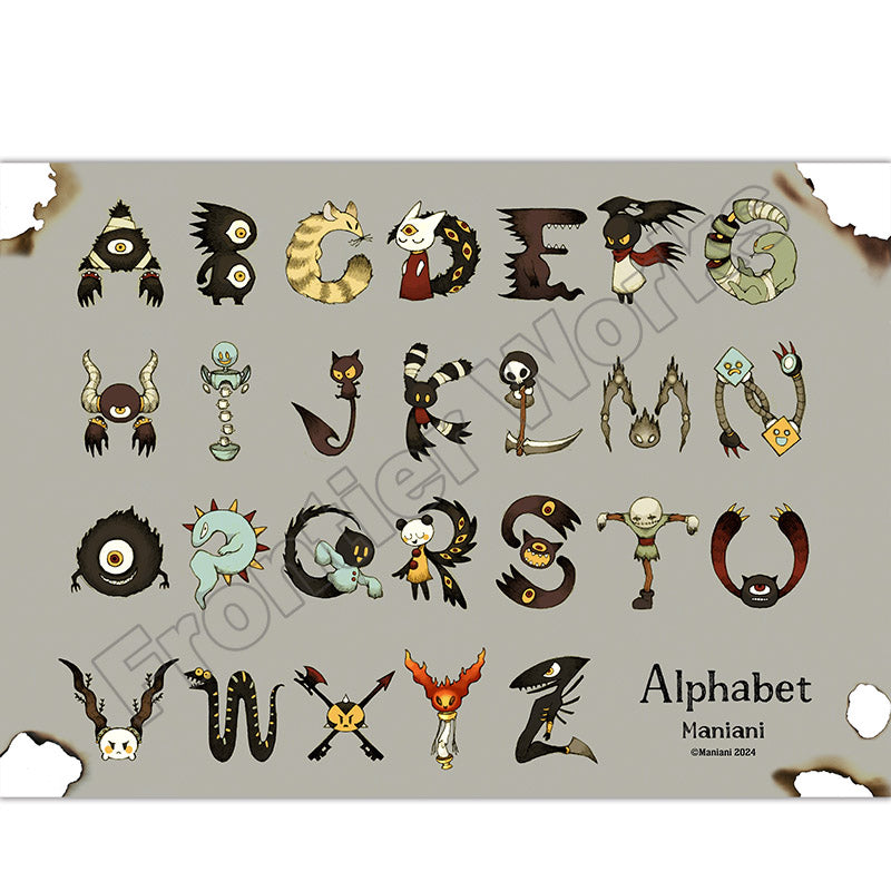 (Goods - Poster) Maniani World 2024SMR Alphabet Poster