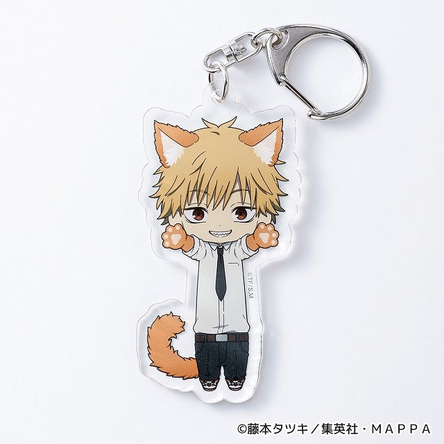 (Goods - Key Chain) Chainsaw Man NOBI-NEKO Acrylic Key Chain (Denji)