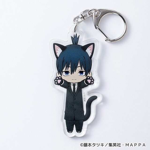 (Goods - Key Chain) Chainsaw Man NOBI-NEKO Acrylic Key Chain (Aki Hayakawa)