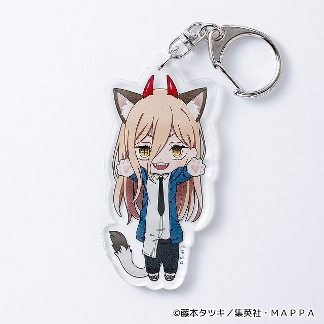 (Goods - Key Chain) Chainsaw Man NOBI-NEKO Acrylic Key Chain (Power)