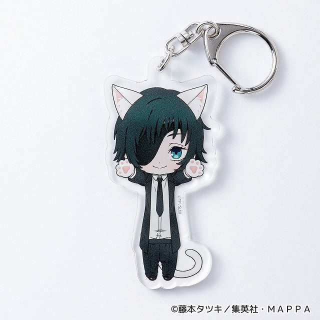 (Goods - Key Chain) Chainsaw Man NOBI-NEKO Acrylic Key Chain (Himeno)