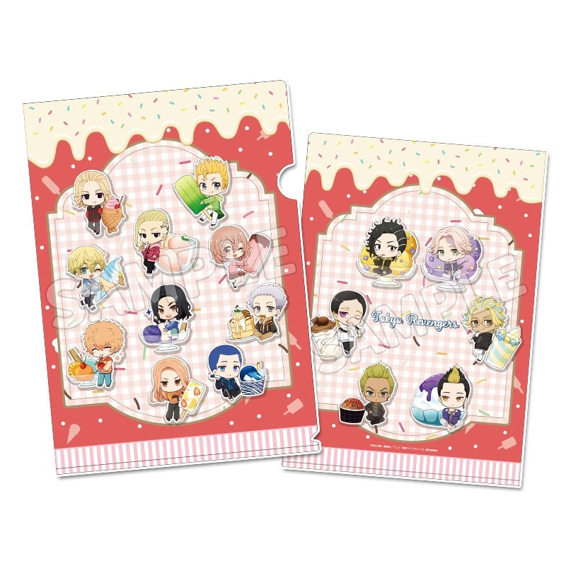 (Goods - Clear File) Tokyo Revengers PuchiChoco Clear File (F) Popsicle ver.