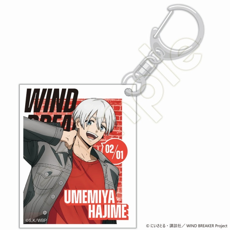 (Goods - Key Chain) WIND BREAKER Acrylic Key Chain Hajime Umemiya