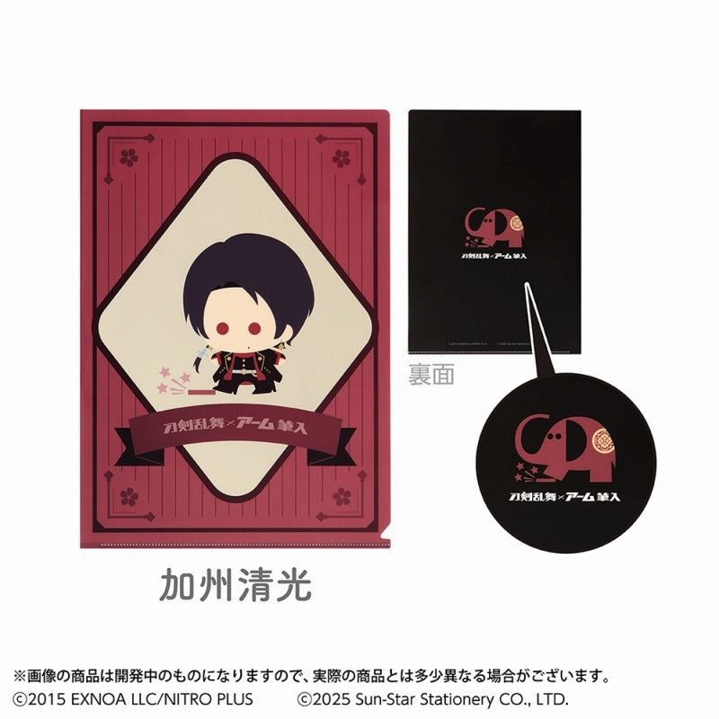 (Goods - Clear File) Touken Ranbu ONLINE Clear File Touken Ranbu ONLINE x ARM Fudeire: Kashuu Kiyomitsu