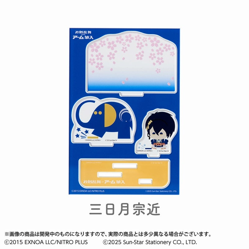 (Goods - Stand Pop) Touken Ranbu ONLINE Acrylic Stand Touken Ranbu ONLINE x ARM Fudeire: Mikazuki Munechika