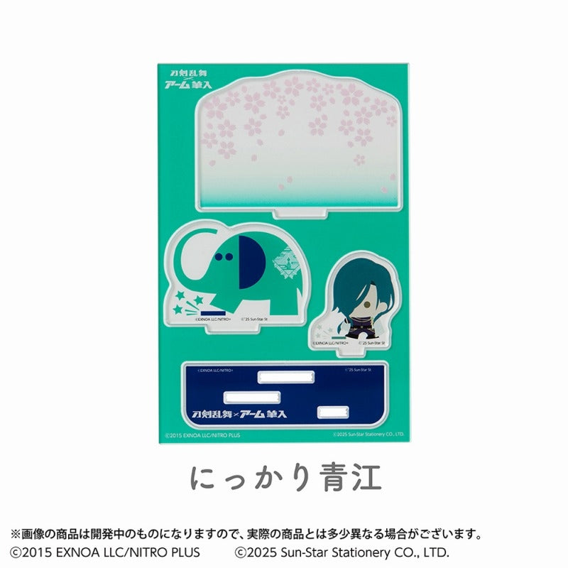 (Goods - Stand Pop) Touken Ranbu ONLINE Acrylic Stand Touken Ranbu ONLINE x ARM Fudeire: Nikkari Aoe