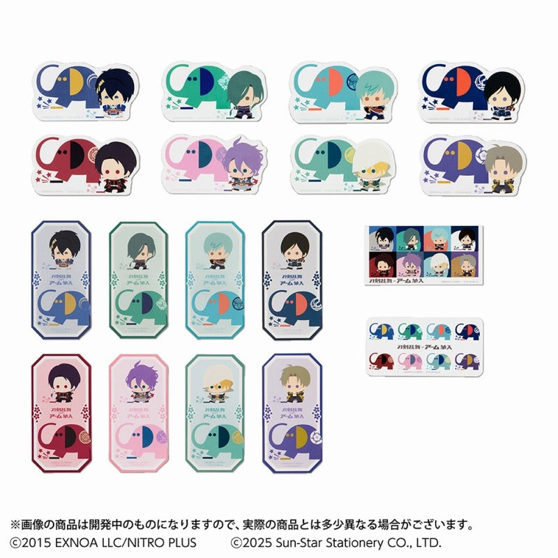 (1BOX=18)(Goods - Sticker) Touken Ranbu ONLINE Sticker Collection Touken Ranbu ONLINE x ARM Fudeire