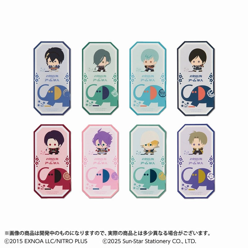 (1BOX=18)(Goods - Sticker) Touken Ranbu ONLINE Sticker Collection Touken Ranbu ONLINE x ARM Fudeire