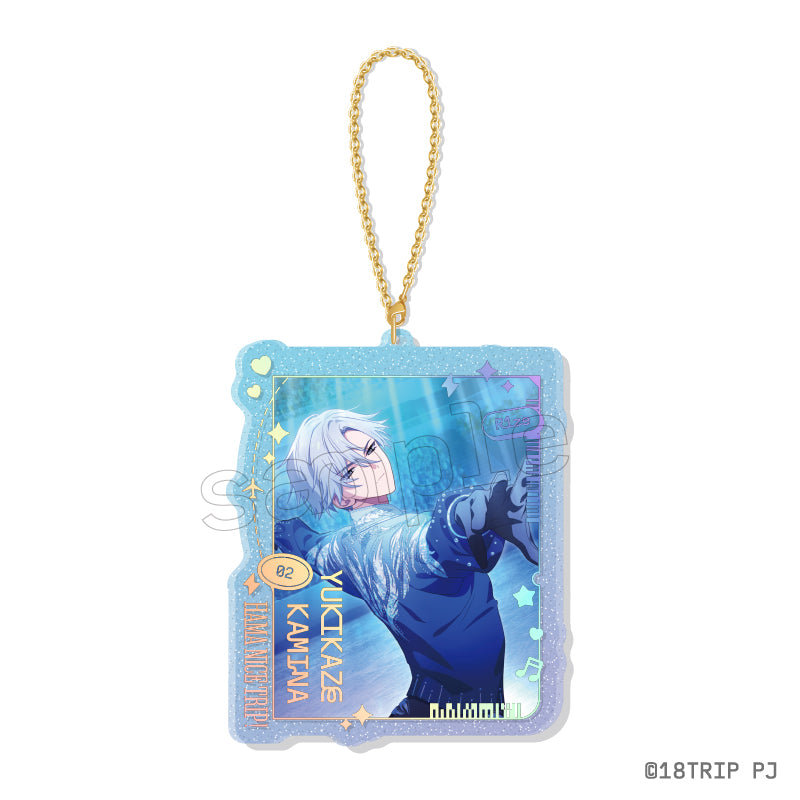 (Goods - Key Chain) 18TRIP Sparkle＊Chain Acrylic Vol.1 4.Yukikaze Kamina