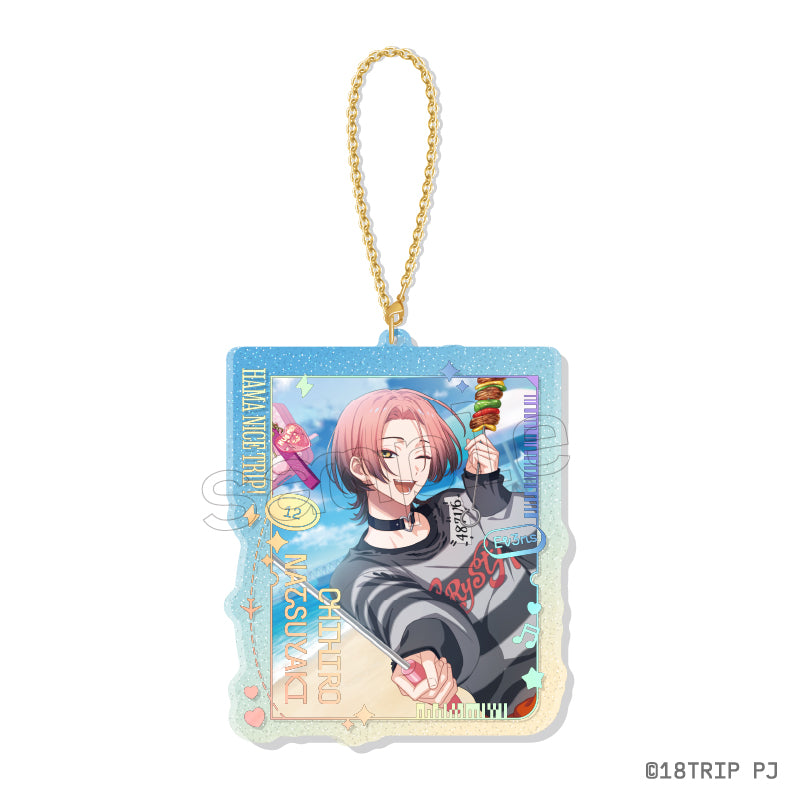 (Goods - Key Chain) 18TRIP Sparkle＊Chain Acrylic Vol.2 3.Chihiro Natsuyaki