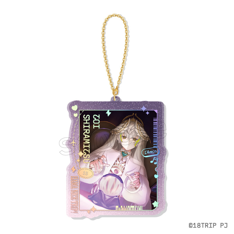 (Goods - Key Chain) 18TRIP Sparkle＊Chain Acrylic Vol.2 7.Toui Shiramitsu